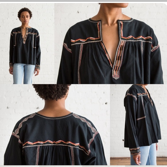 Isabel Marant- Bilcky Embroidered Top- blue-
US 2 (FR 34) - Picture 7 of 7